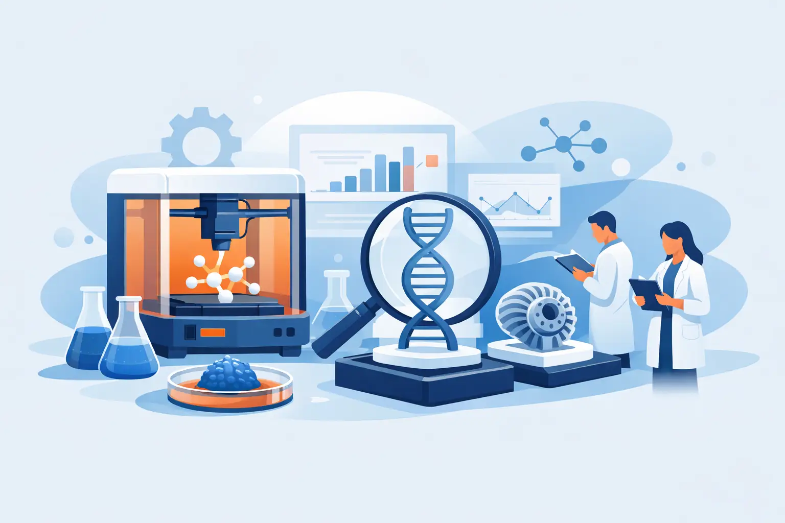 Top Applications of Lab 3D Printing in R&D