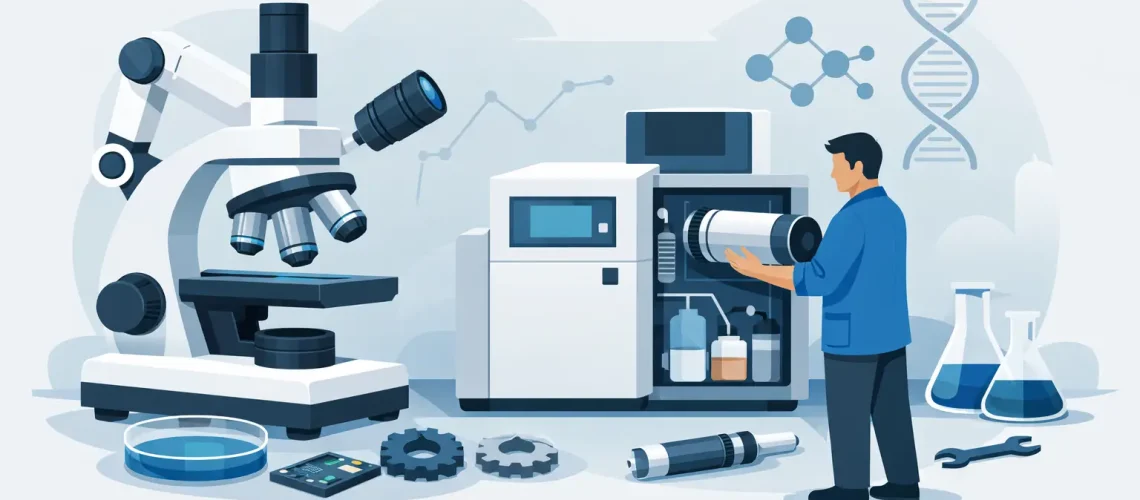 Scientific Instrument Parts Replacement